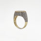 10k Solid Gold VS Diamond Baguette Clover Ring - 30280