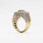 10k Solid Gold VS Diamond Spade Ring - 30284