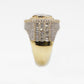 10k Solid Gold VS Diamond Spade Ring - 30284