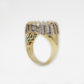 10k Solid Gold VS Diamond Baguette Circle Ring - 30285