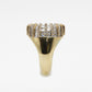 10k Solid Gold VS Diamond Baguette Circle Ring - 30285