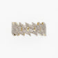 10k Solid Gold Diamond Thorn Cuban Ring - 30288