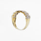 10k Solid Gold Diamond Thorn Cuban Ring - 30288