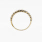 10k Solid Gold Diamond Double Cuban Ring - 30289