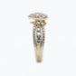 Solid Gold VS Diamond Heart Ring - 30000