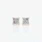 14k Solid Gold 6mm VS Diamond Earrings - 50067