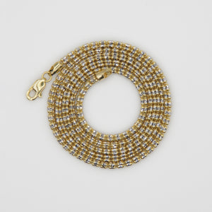 10k Solid Gold 2.5mm Ice Chain - 10034