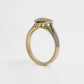 10k Solid Gold VS Diamond 3D Heart Ring - 30296