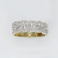 10k Solid Gold Diamond Cuban Band - 30131