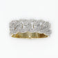 10k Solid Gold Diamond Cuban Band - 30131