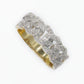 10k Solid Gold Diamond Cuban Band - 30131