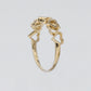 10k Solid Gold Diamond Heart Band - 30039