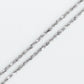 10k White Gold Semi-Solid 2mm Rope Chain - 10094