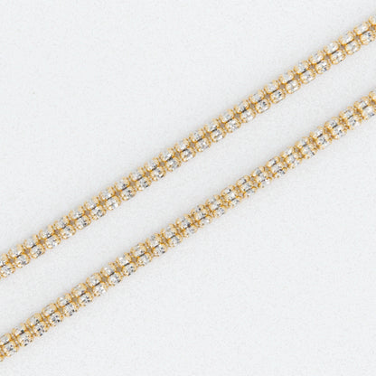 14k Solid Gold 4mm Ice Chain - 10002