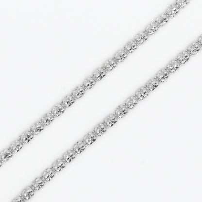 14k Solid Gold 2.5mm Ice Chain - 10034