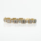 10k Solid Gold 8mm VS1 Baguette Diamond Tennis Bracelet - 20012