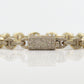 10k Solid Gold 5mm Diamond Mariner Bracelet - 20095