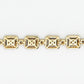 14k Solid Gold 7mm VS Baguette Diamond Rectangle Tennis Bracelet - 20098