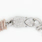 14k Solid Gold 11mm VVS Diamond Two-Tone Lux Thorn Bracelet - 20106