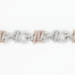 14k Solid Gold 11mm VVS Diamond Two-Tone Lux Thorn Bracelet - 20106