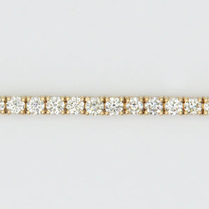14k Solid Gold Custom 8 Pointer VS1 Diamond Tennis Bracelet