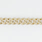 Solid 10k Gold 10mm Diamond Cuban Bracelet
