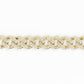 10k Solid Gold 10mm Diamond Cuban Bracelet - 20056