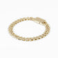 10k Solid Gold 10mm Diamond Cuban Bracelet - 20056