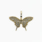 10k Solid Gold VS Diamond Butterfly Pendant