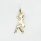 14k Solid Gold VS Diamond Playboy Model Pendant - 60002