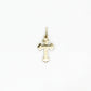 10k Solid Gold VS1 Diamond 1.5" 3D Cross - Solid Back - 60129