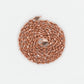 10k Solid Rose Gold 2.5mm Rope Chain