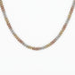 10k Solid Gold 5mm Diamond Tri-Tone Cuban Chain - 10058