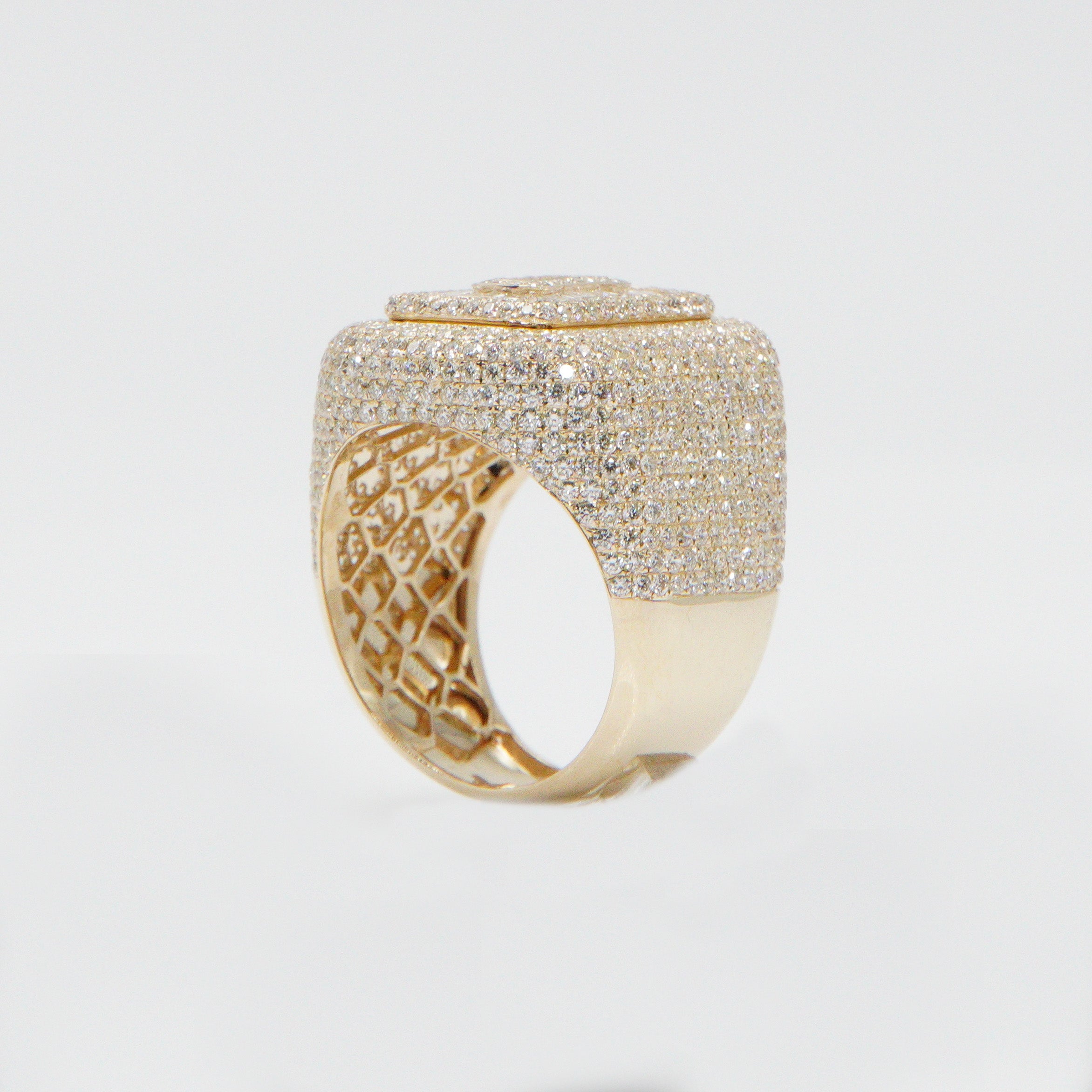 【wingbling】14k Evgenia Rough Diamond Ring キム ソウン着用 Diamond Wishbone Ring