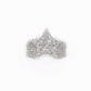 10k Solid Gold Baguette Diamond Star Ring - 30143