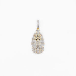 10k Solid Gold Diamond Pharaoh Pendant - 60128