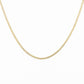 14k Solid Gold 2.5mm Franco Chain