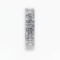 14k Solid White Gold Baguette Diamond Band - 30155