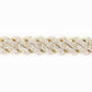 Solid 10k Gold 9mm Diamond Edge Cuban Bracelet