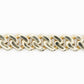 Solid 10k Gold 9mm Diamond Edge Cuban Bracelet