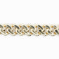 10k Solid Gold 9mm Diamond Edge Cuban Bracelet - 20130