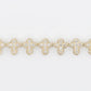 10k Solid Gold 10mm Diamond Cross Bracelet - 20131