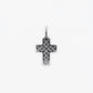 14k Solid White Gold VS1 Diamond 1.5" Chandelier Cross - 60175