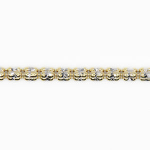 14k Solid Gold Ice Bracelet - 20135