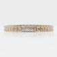 14k Solid Gold 7mm VVS/VS1 Baguette Diamond Chandelier Tennis Bracelet - 20128