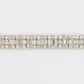 14k Solid Gold 7mm VVS/VS1 Baguette Diamond Chandelier Tennis Bracelet - 20128