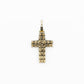 10k Solid Gold VS Baguette Diamond 1.25" 3D Cross - 60188