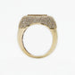 14k Solid Gold VS1 Diamond Baguette Men's Ring - 30076