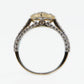 10k Solid Gold VS1 Baguette Diamond Heart Ring - 30163