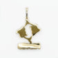 10k Solid Gold VS Diamond Pisces Pendant - 60207